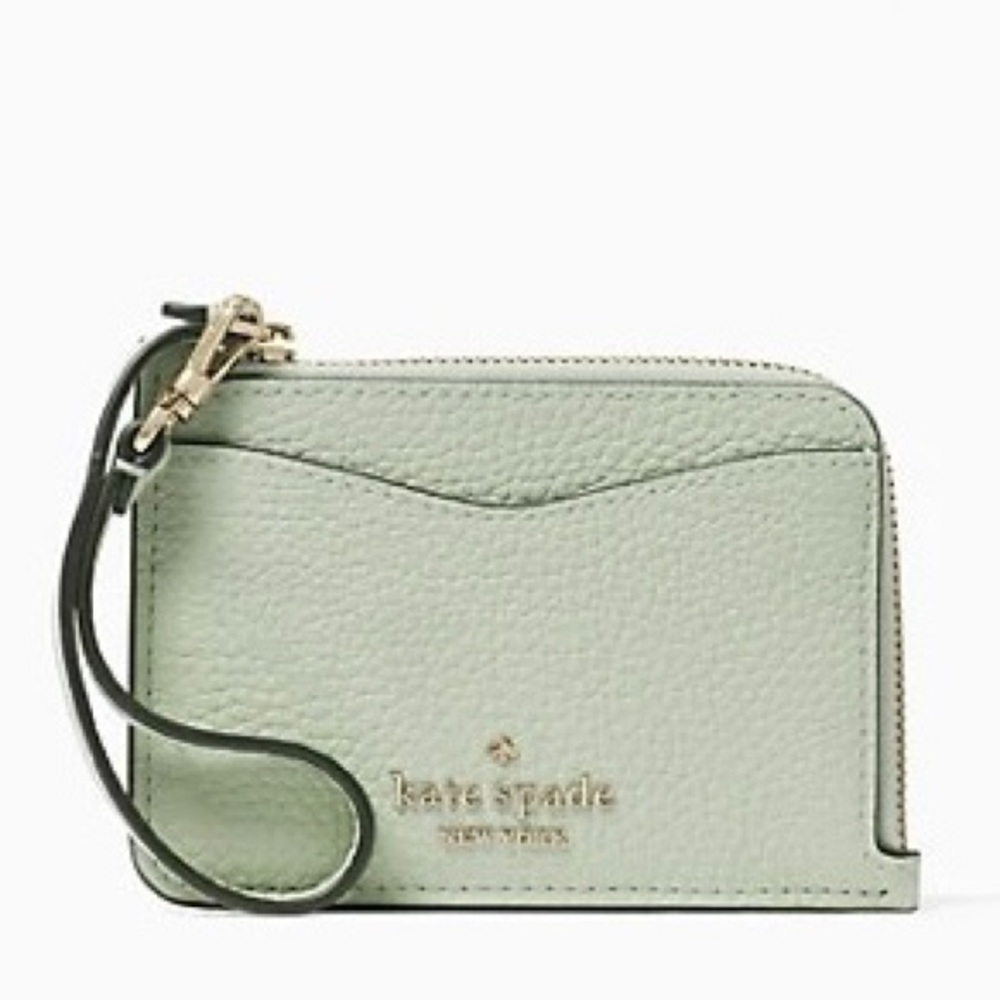 Kate Spade Leila Small Cardholder Wristlet
Light pistachio